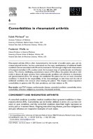 Comorbidities in rheumatoid arthritis 