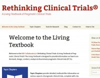 Rethinking Clinical Trials: A living textbook of pragmatic clinical trials 